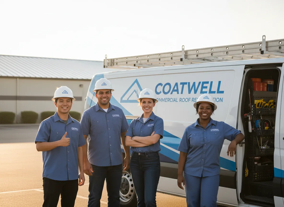 Commercial roof coating company in Sutton, MA